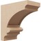 Ekena Millwork 6"W x 12"D x 12"H Classic Diane Rough Cedar Woodgrain TimberThane Corbel, Primed Tan CORUR06X12X12DIARCPR - alternate 1
